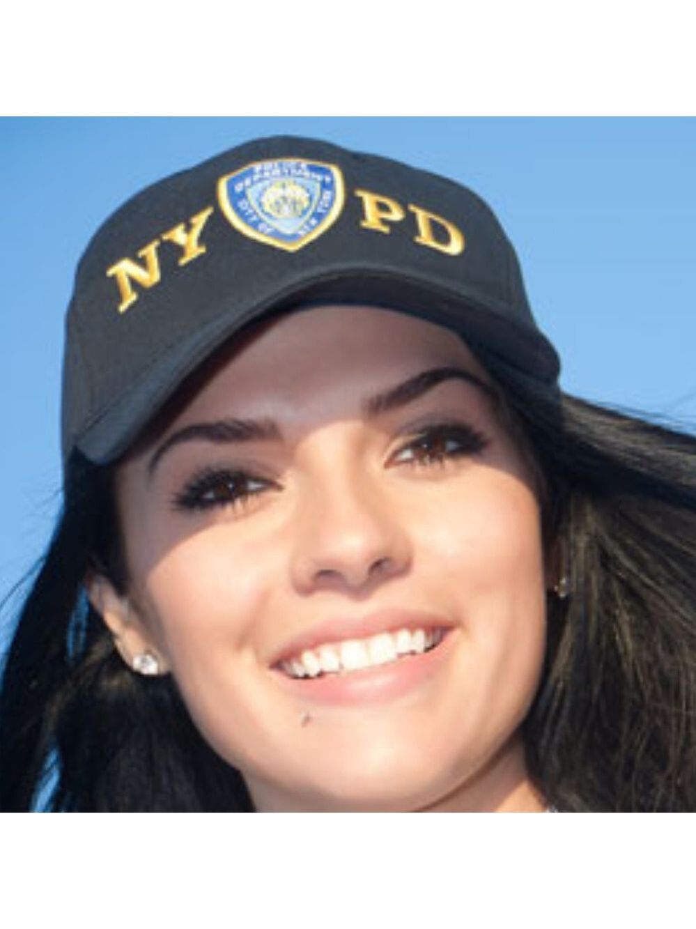 Navy NYPD Shield Hat baseball cap unisex NWT - Picture 4 of 8